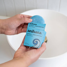 ANIHANA bar next to three bottles showing long-lasting value