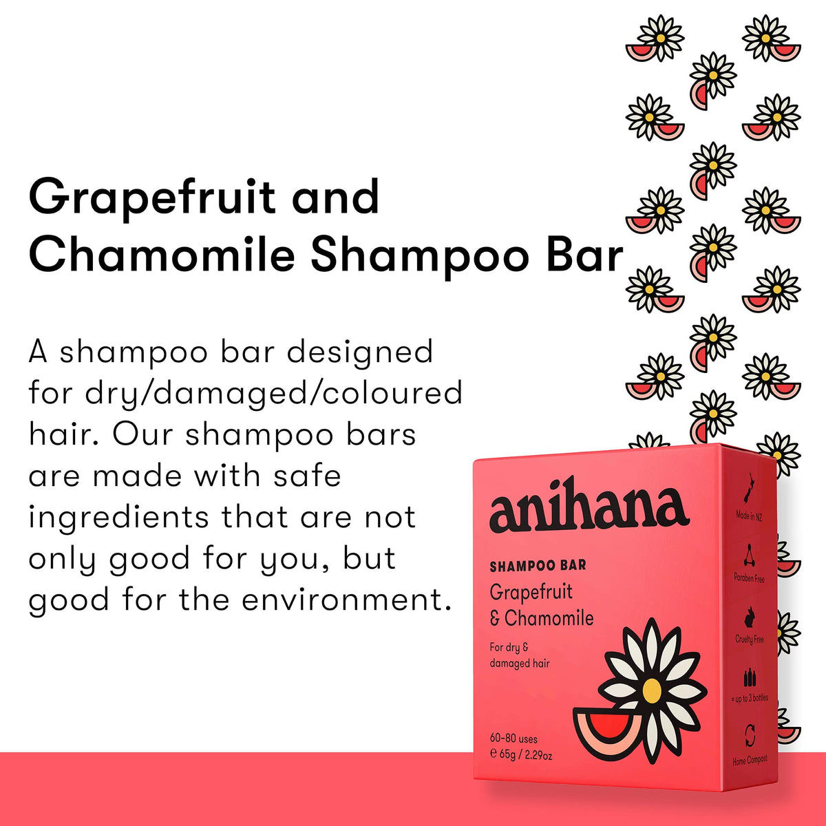 ANIHANA close-up of shampoo bar texture highlighting creamy lather benefit