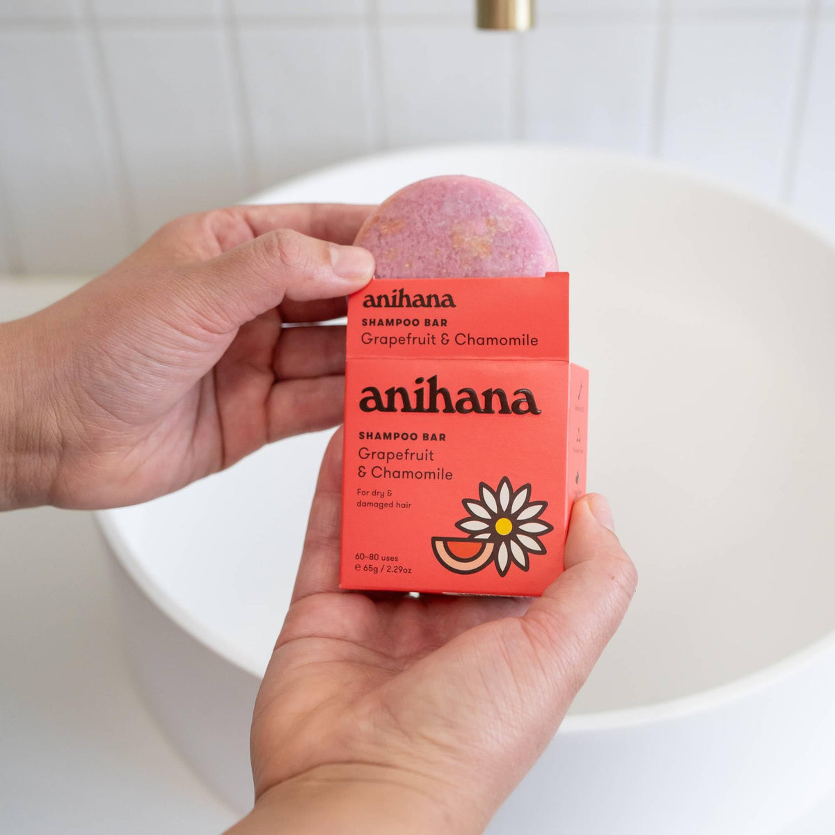 ANIHANA before and after hair results showing smoother healthy-looking strands benefit