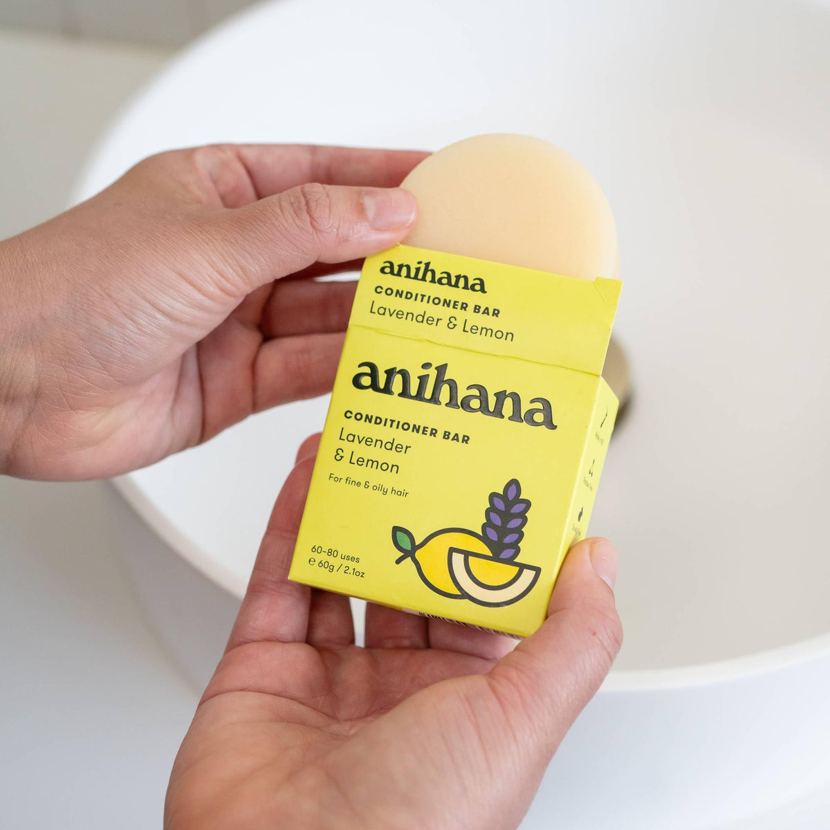 ANIHANA compostable packaging displayed to emphasize reduced plastic waste