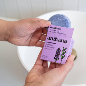 ANIHANA close-up lather texture, shows rich foam for gentle cleansing