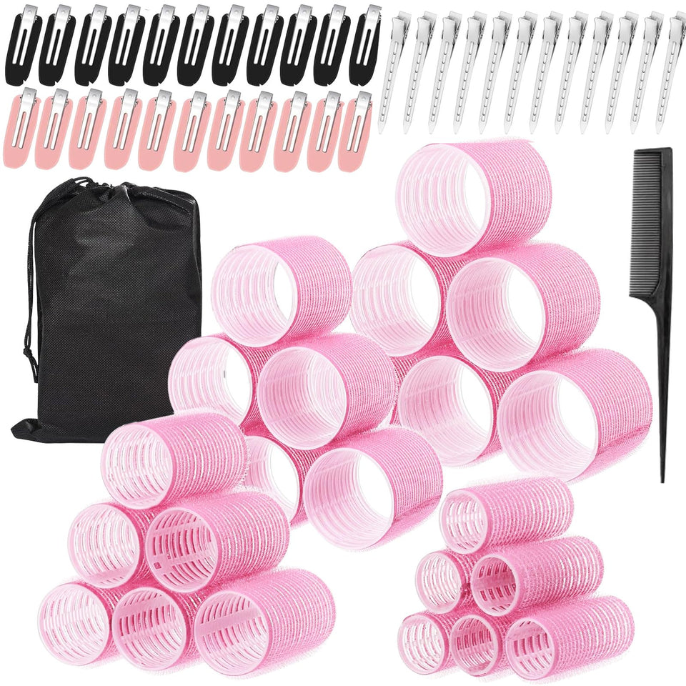 AnJOLi front packaging showing 60-piece roller kit and benefits