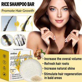 ANKOOY before-and-after hair comparison showing reduced frizz and improved shine