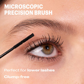 Annabelle mascara swiped stroke displays smooth, non-clumping black finish