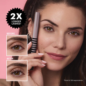 Annabelle mascara wand close-up highlights micro-precision brush for definition