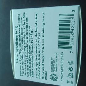 ANNAS Wild Yam Cream texture close-up highlighting smooth absorption
