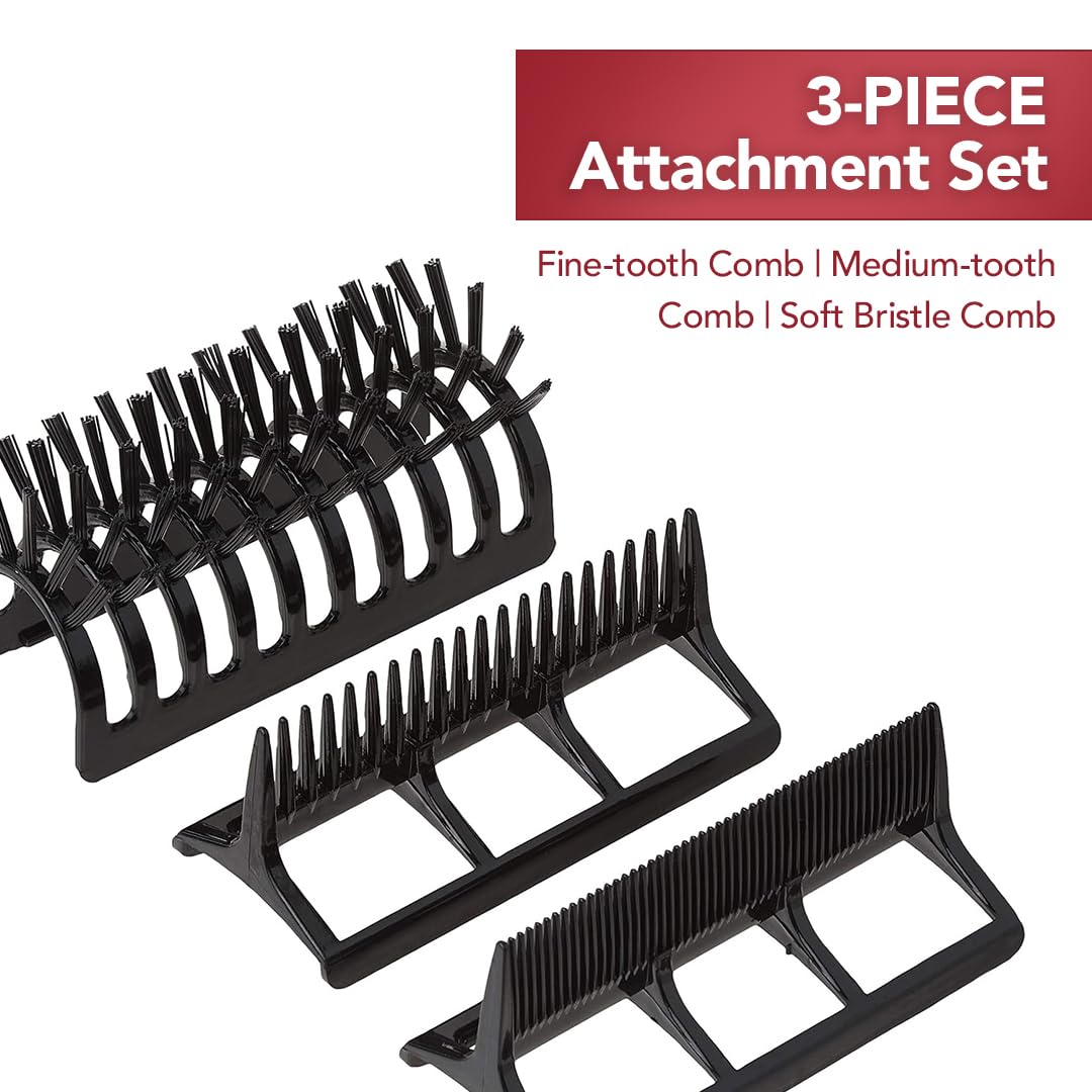 Annie comb attached to Hot & Hotter dryer demonstrating styling-in-use benefit