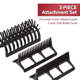 Annie comb attached to Hot & Hotter dryer demonstrating styling-in-use benefit