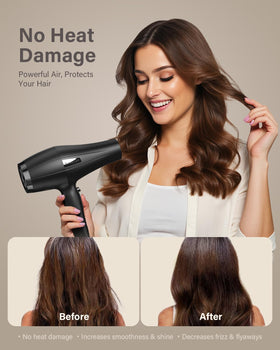 ANNLARY diffuser attachment showing airflow ports to enhance curl definition