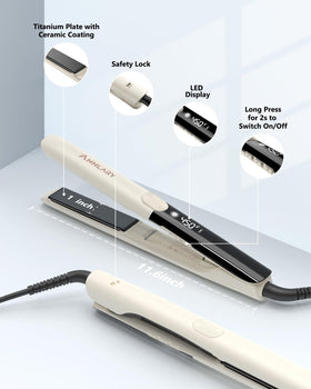 ANNLARY styling in use while curling hair to create long-lasting waves