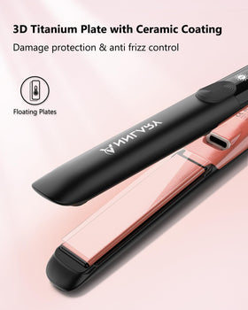 ANNLARY LED temperature display showing settings for precise heat control and safer styling