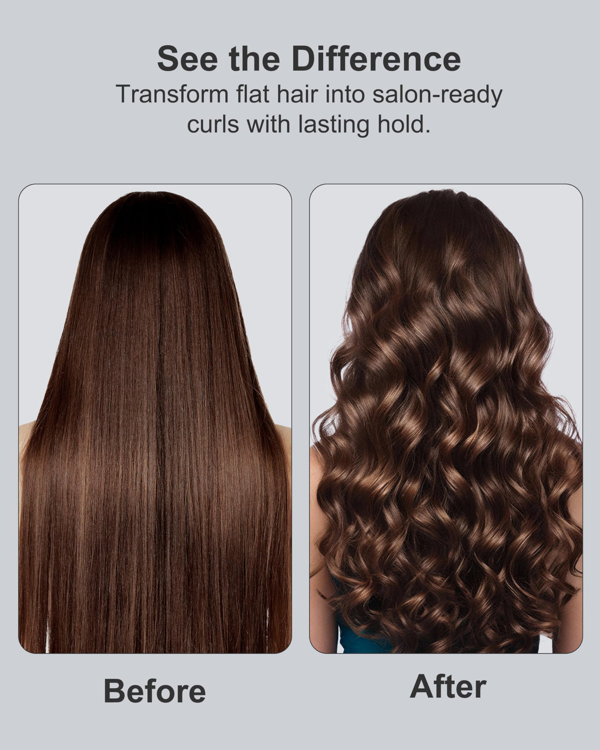 ANNLARY packaged curling wand ready for travel with dual voltage benefit