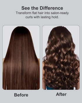 ANNLARY packaged curling wand ready for travel with dual voltage benefit