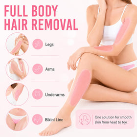 Annsky cream applied on forearm for precise hair removal