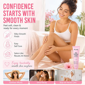 Annsky used on upper lip and chin for gentle facial hair removal