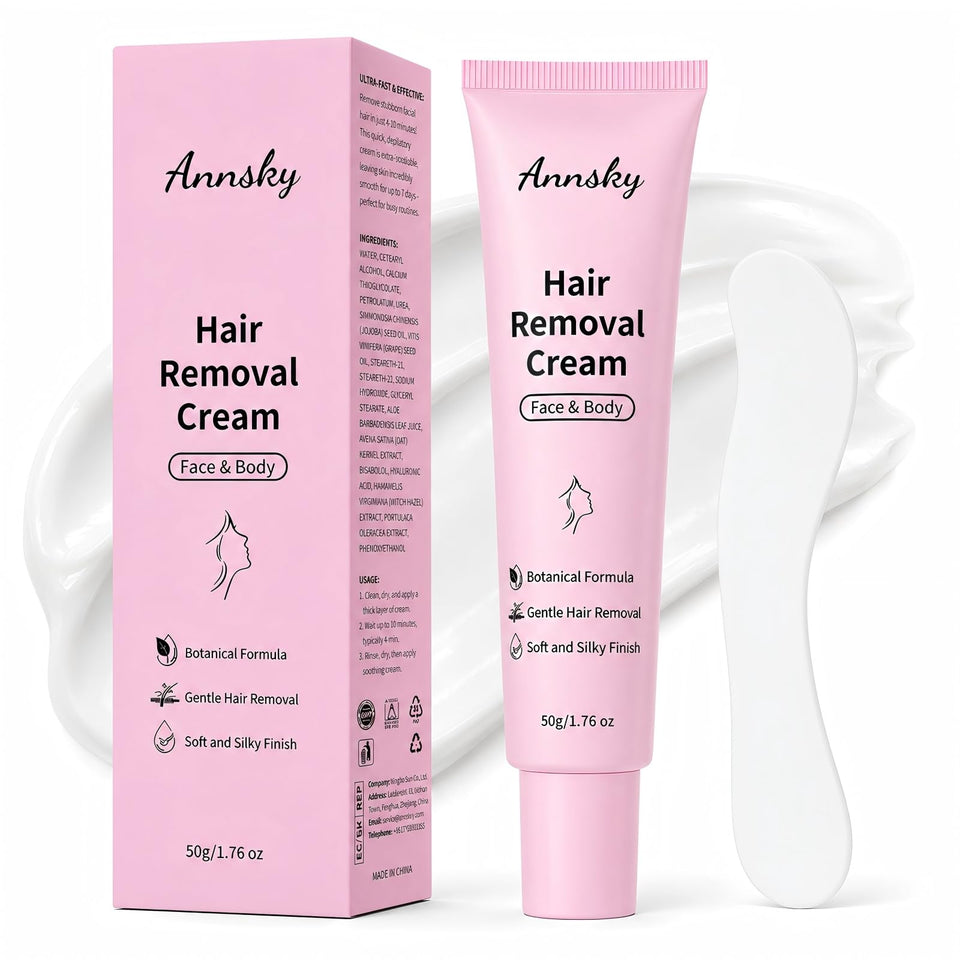 Annsky tube front packaging showing product and benefits