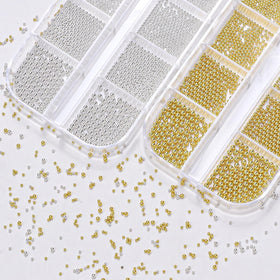 AnoleAir beads used to embellish a shoe showing craft versatility and sparkle