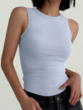 ANRABESS ribbed knit close-up highlighting texture and breathable structure benefit