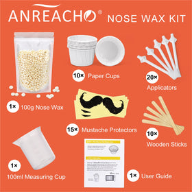 ANREACHO hard wax beads close-up highlighting easy melting