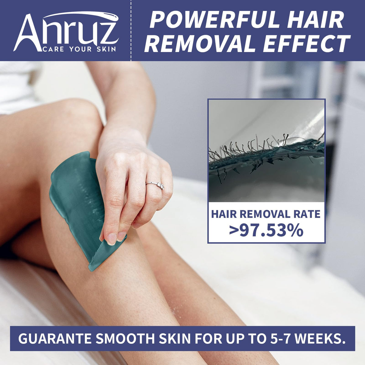 ANRUZ wax beads in rose jasmine lavender for gentle scent and sensitive skin