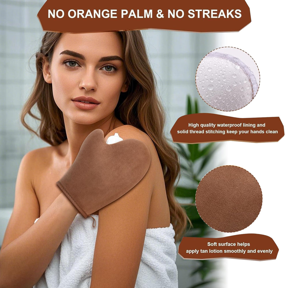ANSPHIE long back applicator displayed for easy reach and even self-tanning