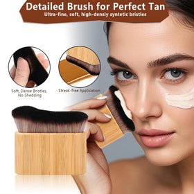 ANSPHIE body brush wavy head showing increased contact and faster blending