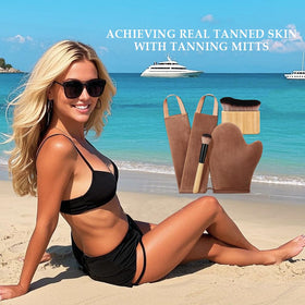 ANSPHIE mitt beside hand showing size and control for accurate application