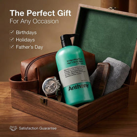 Anthony bottle on bathroom shelf depicting neat storage and everyday convenience