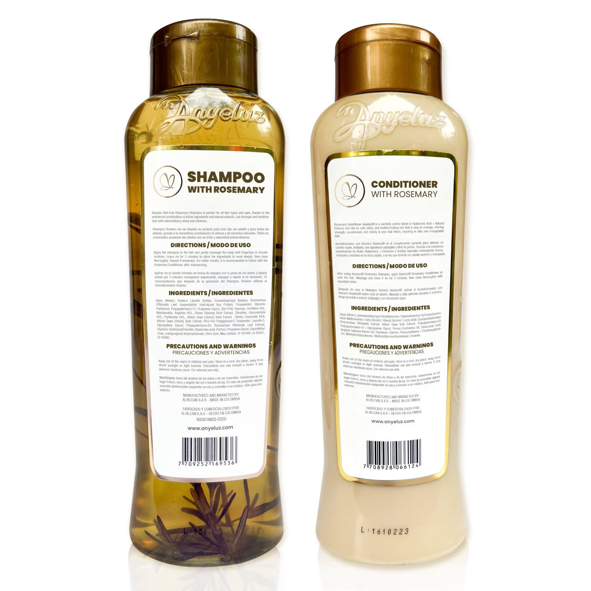 anyeluz after-wash shiny hair result showing improved shine and manageability