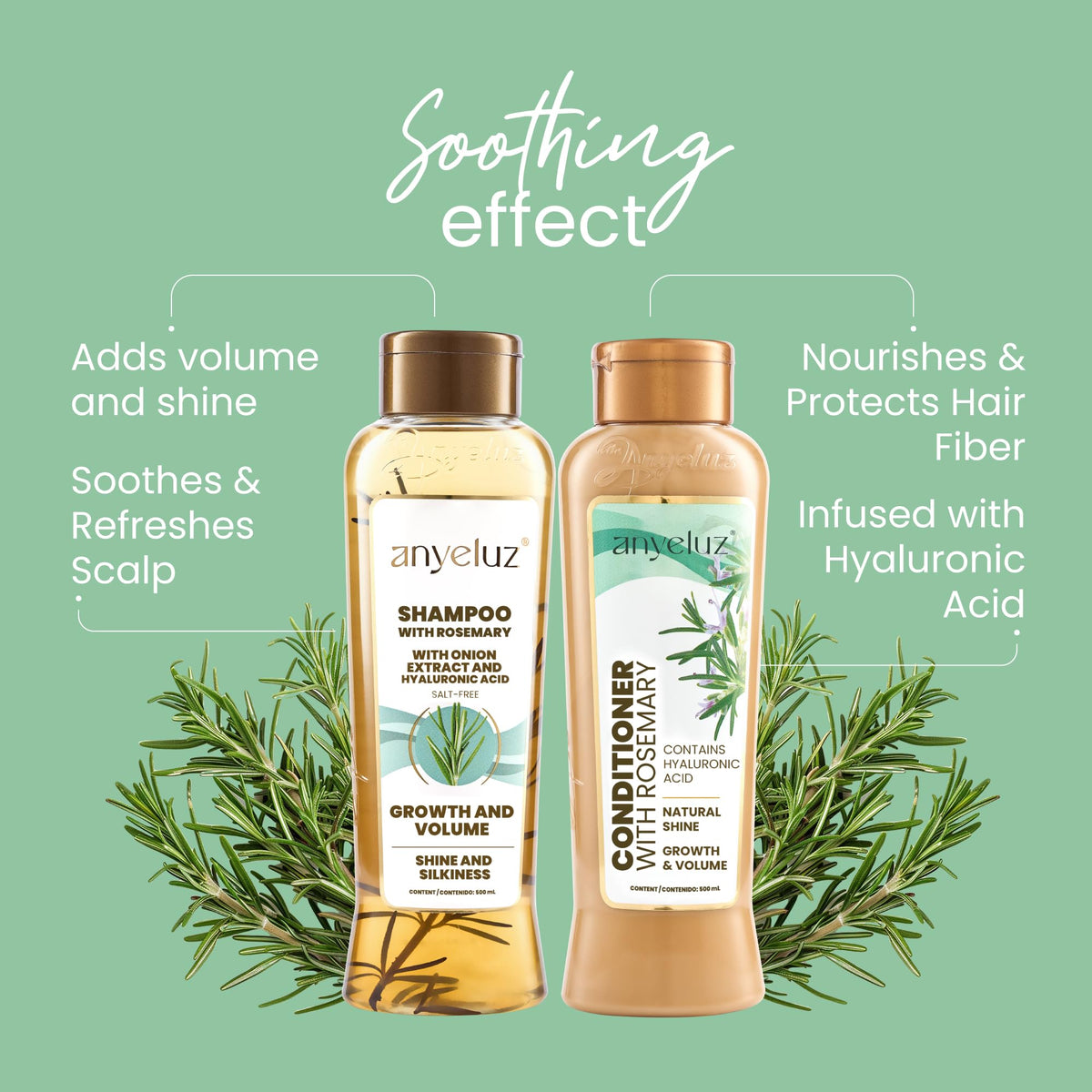 anyeluz conditioner cream texture displayed for smooth, lightweight hydration