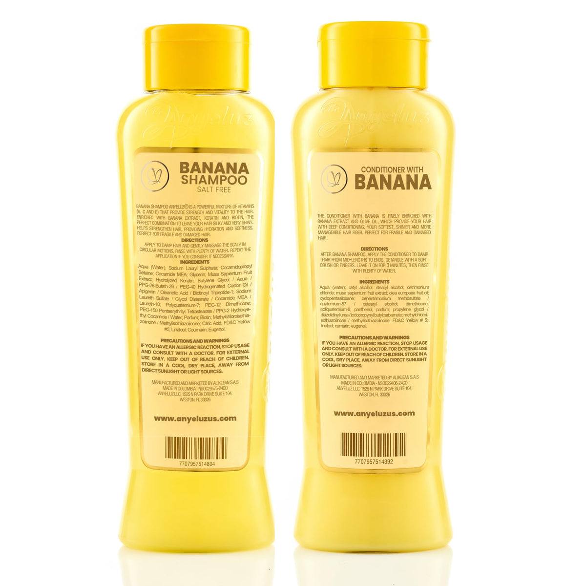 ANYELUZ banana extract close-up illustrating natural nourishment