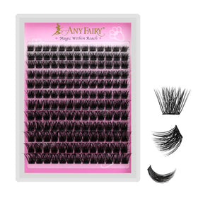 AnyFairy front packaging showing 144-piece cluster set for customizable looks