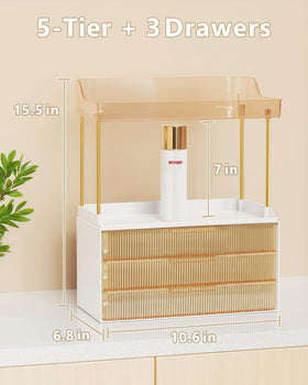 Anylady frosted PET tray texture emphasizing easy-clean surface and neat display
