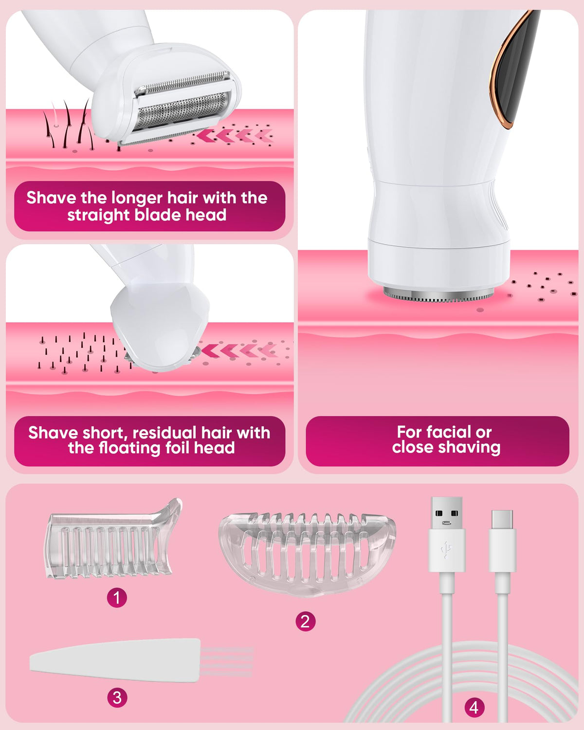 ANYLIV being used in a wet bathroom setting to show IPX7 waterproof convenience and safe rinsing