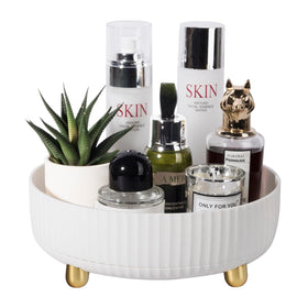 Anyoifax front view ivory organizer showing tidy cosmetics and quick access