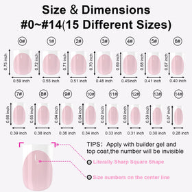 Anyos press-on nails being applied showing fast, no-file-needed convenience