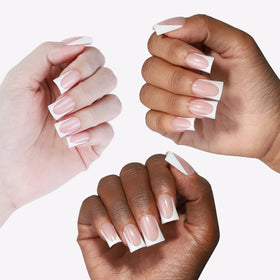 Anyos close-up of soft-gel texture highlighting durable glossy finish