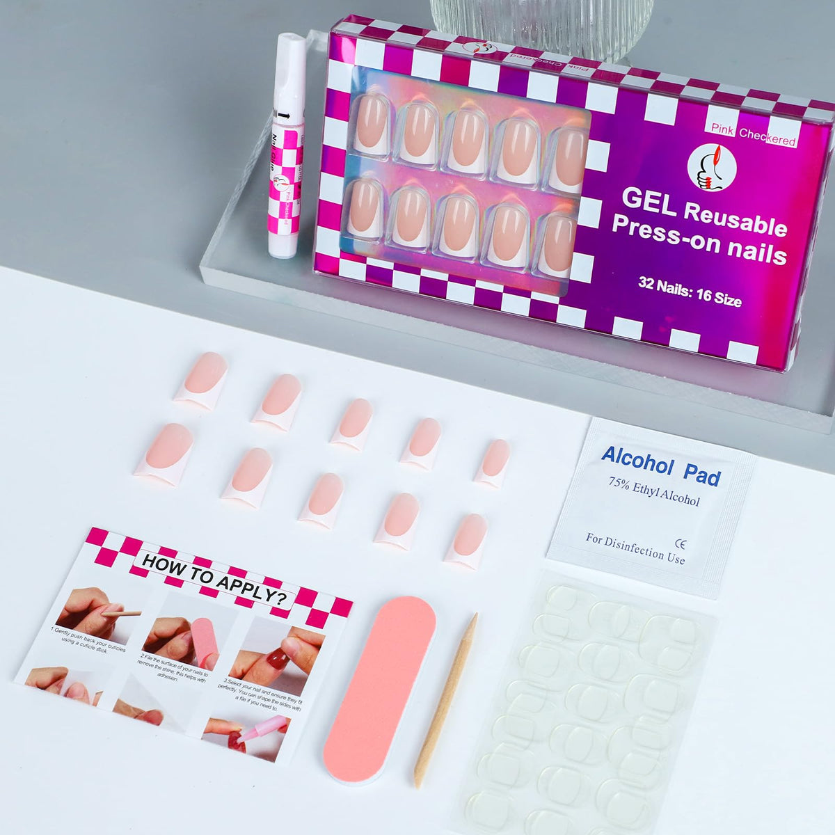 Anyos press-on nails worn on hands showcasing instant polished look