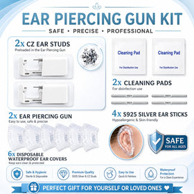 Anzero sterile sealed disposable piercing gun ready-to-use benefit