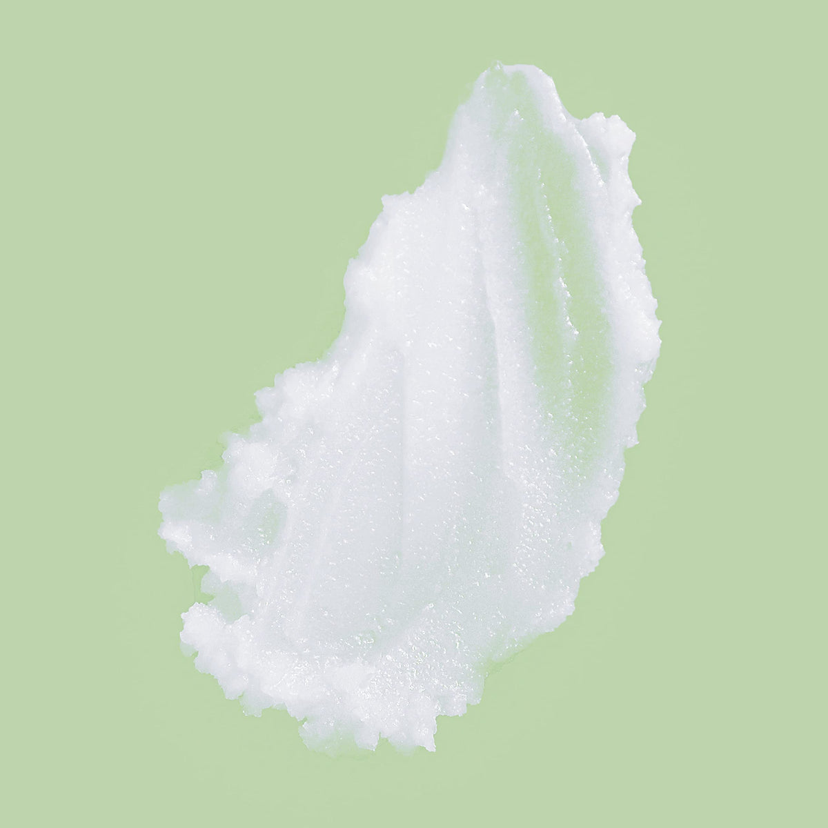 AOA STUDIO emulsified milky texture on fingers showing easy rinsing benefit