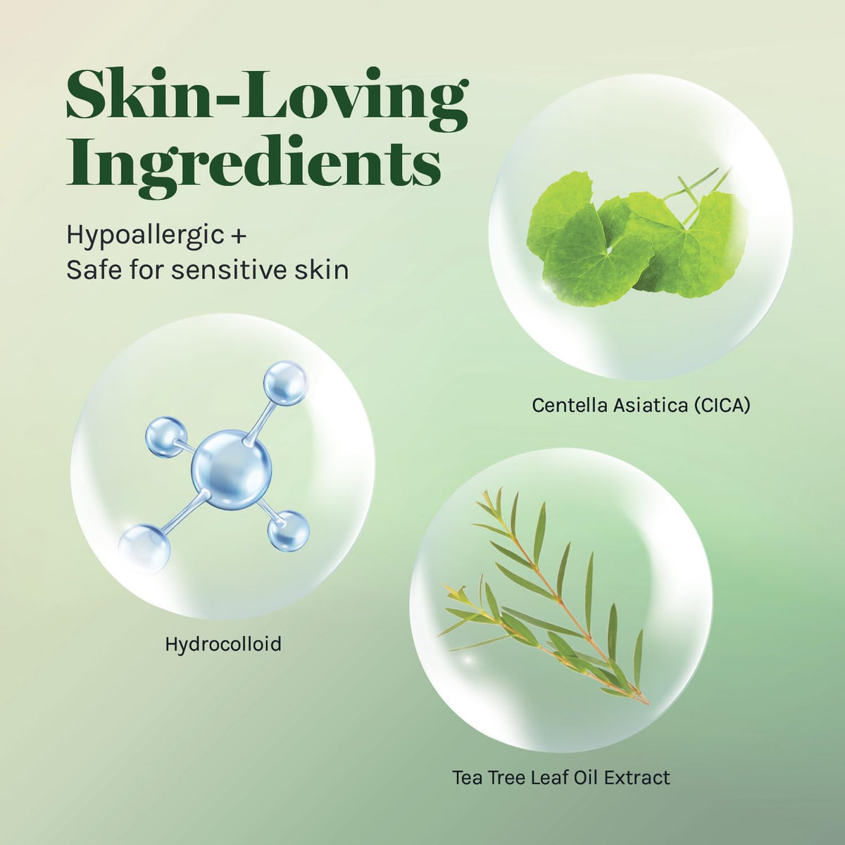 AOA STUDIO patch applied on skin protecting blemish and reducing irritation