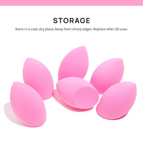 AOA STUDIO sponge held in hand showing true-to-scale usability benefit