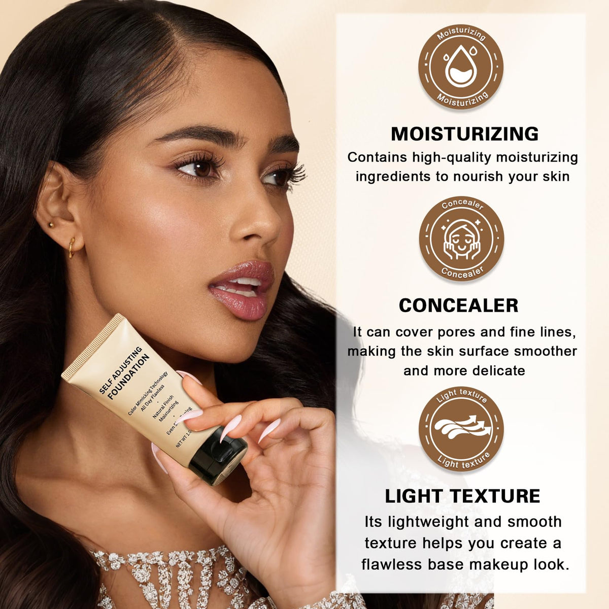 AOAZXBB before and after cheek comparison demonstrating redness coverage improvement