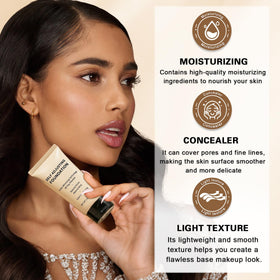 AOAZXBB before and after cheek comparison demonstrating redness coverage improvement