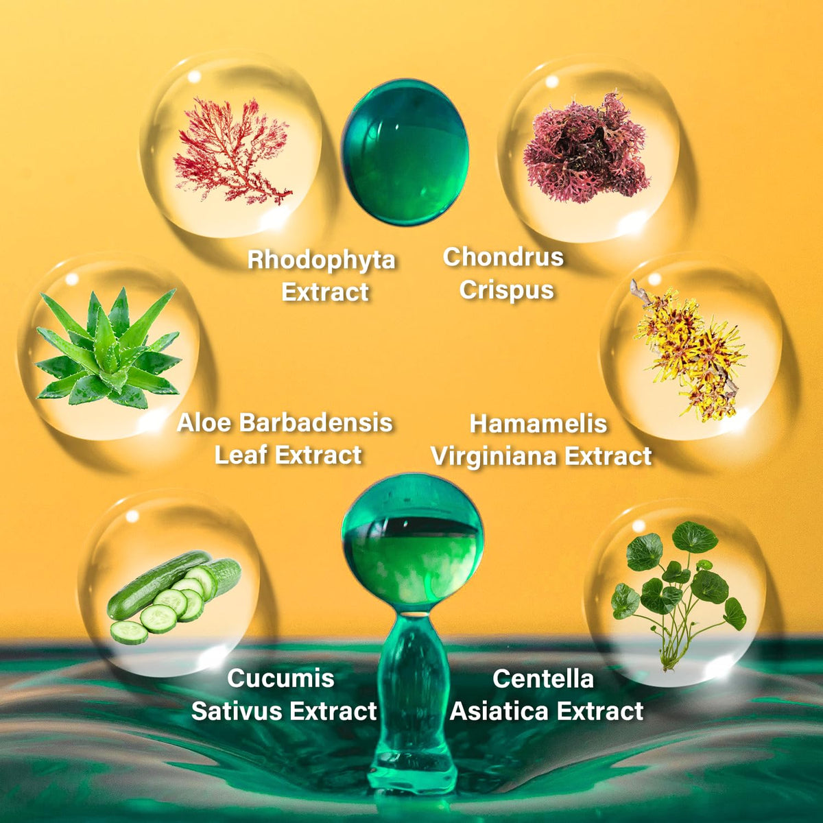 Aoiiha remaining serum on skin illustrating moisturizing finish