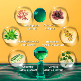 Aoiiha remaining serum on skin illustrating moisturizing finish