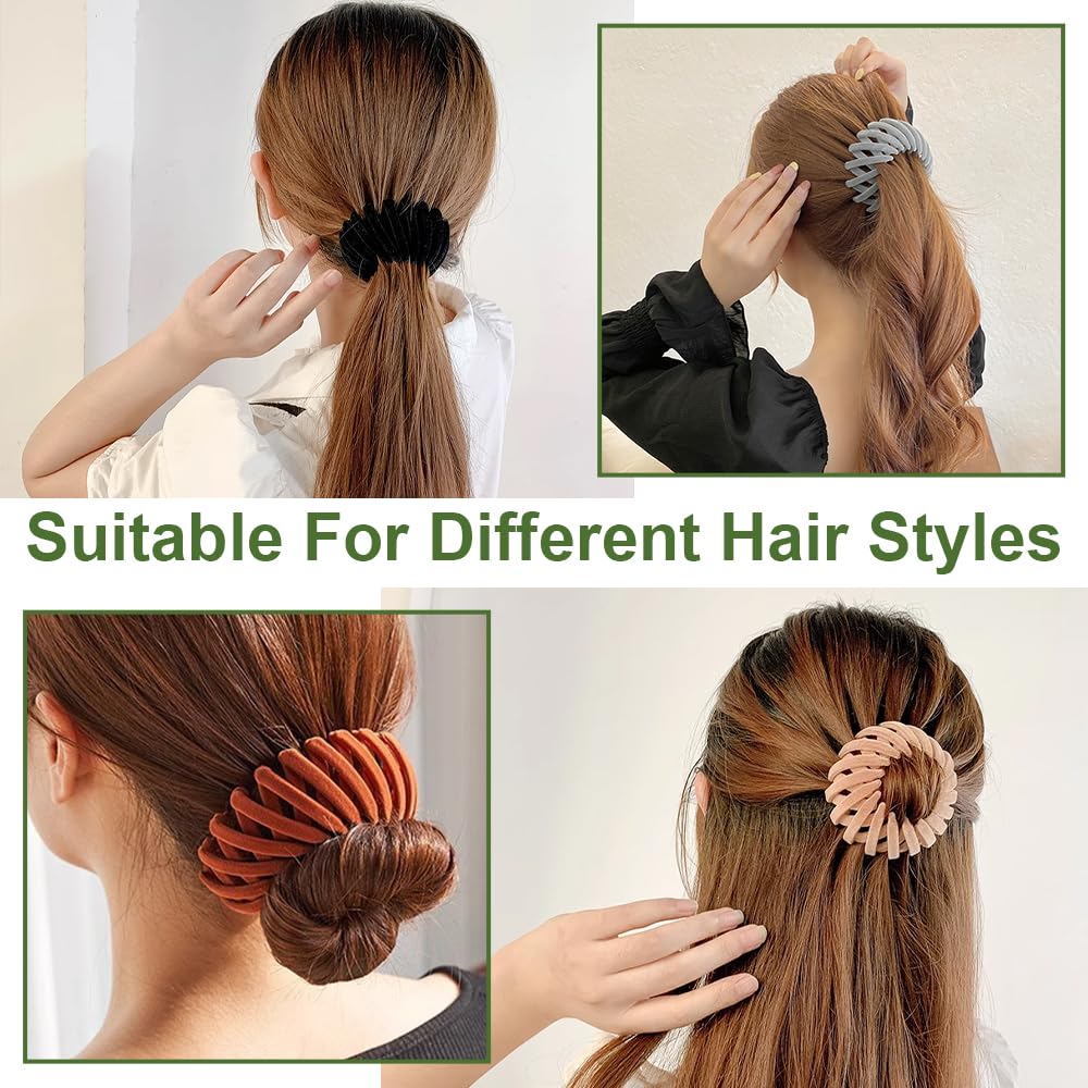 Aokid bird nest clip securing a high ponytail for quick, polished hold