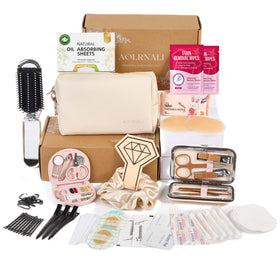 AOLRNALI bridal kit front view shows compact bag and organized essentials for calm preparation