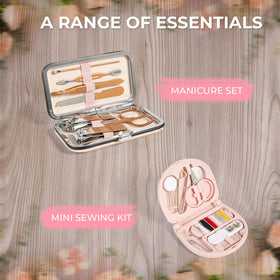 AOLRNALI bridal kit open overhead displays 30+ essentials for quick wedding-day fixes