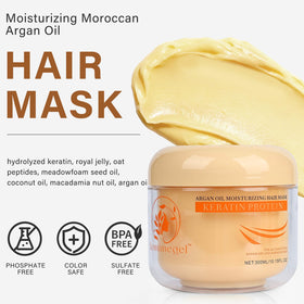 Aomimegel mask texture close-up showing creamy collagen-rich formula for repair